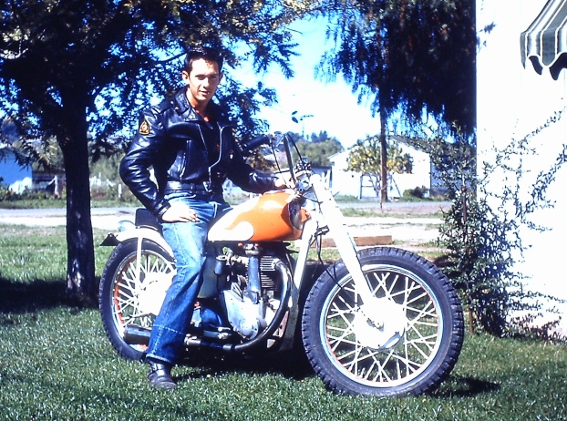 Ronnie Denison &amp; motorcycle